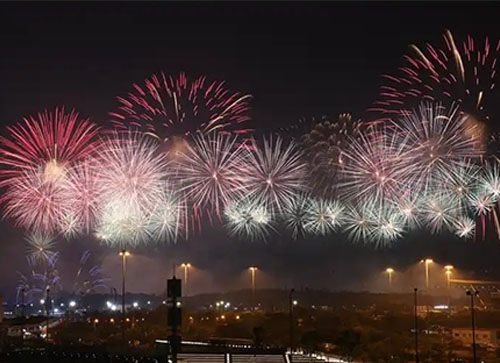 始兴县焰火晚会